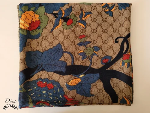 روسری وارداتی سیااسکارف طرح ققنوس